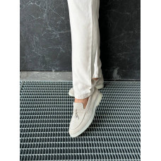 Бежевые замшевые лоферы – стиль, комфорт и качество в каждой паре! Арт. 156-6